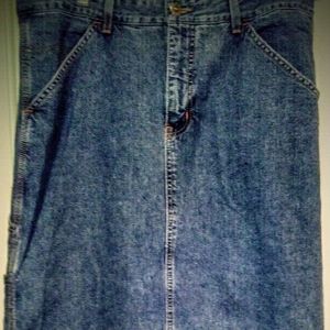 Billy Blue Denim Carpenter Skirt!